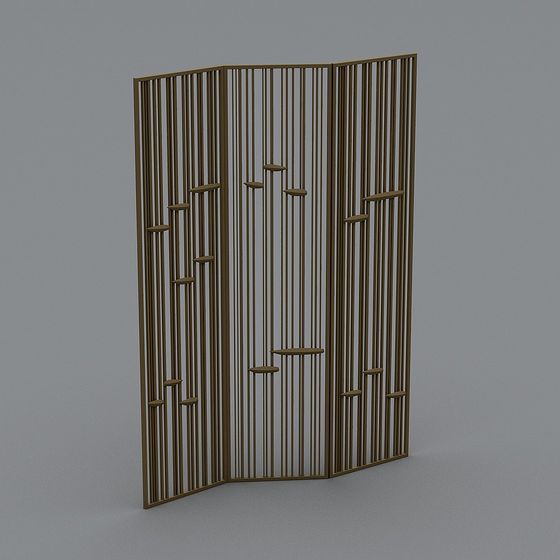 Elegant Low-Polygon Screen 3D model