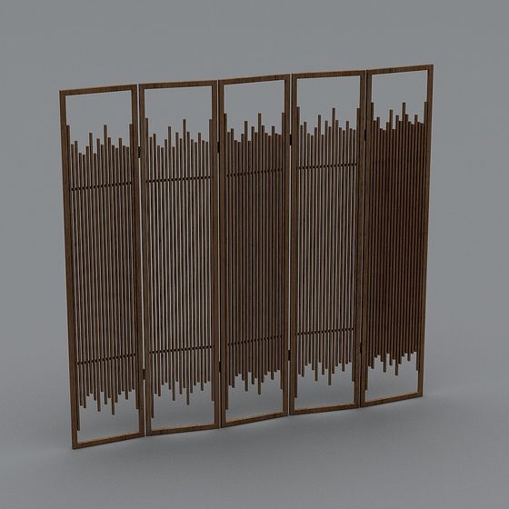 Elegant Low-Polygon Screen 3D model