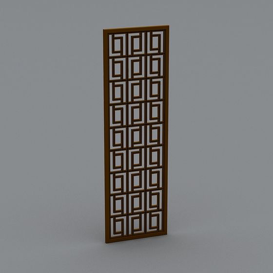 Geometric Panel 3D model for Creative Projects