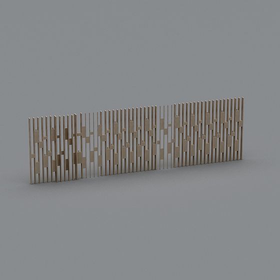 Urban Fence 3D model