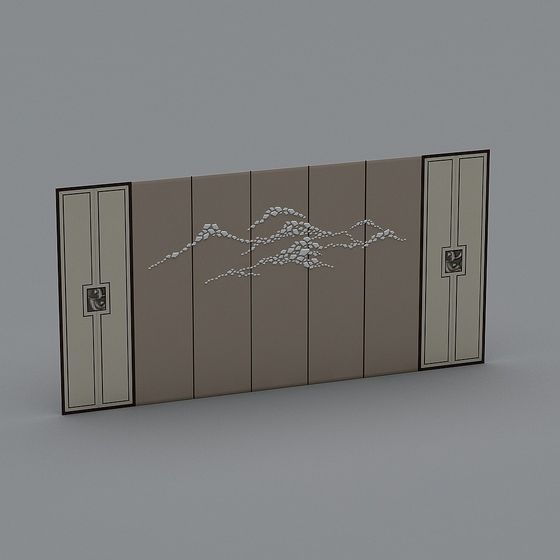 Mountain Rock Screen 3D model