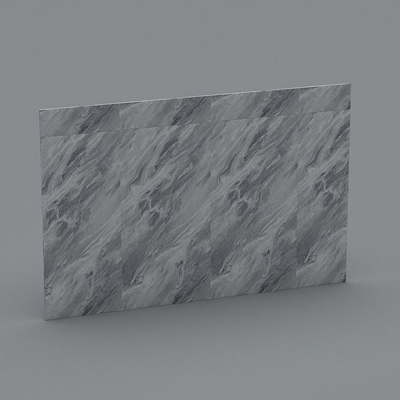 Elegant Marble Wall Panel 3D model