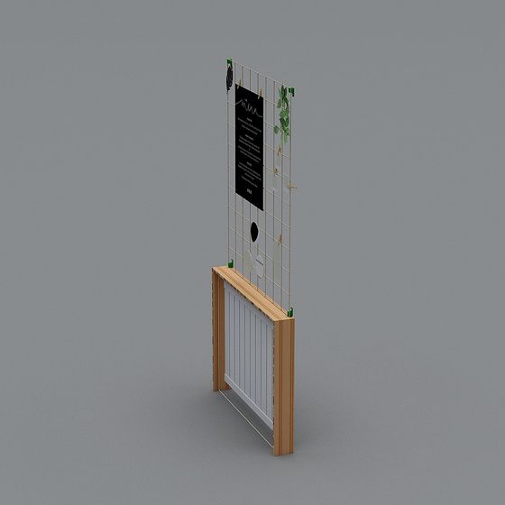 Urban Memory Wall 3D model for Creative Spaces