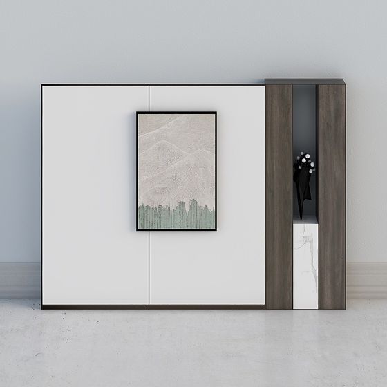 Stylish City Window 3D model for Creative Spaces