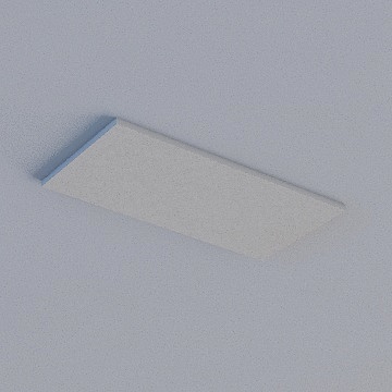 3D Buckle Panel Model - Contemporary Gray Design