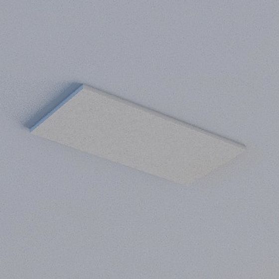 3D Buckle Panel Model - Contemporary Gray Design