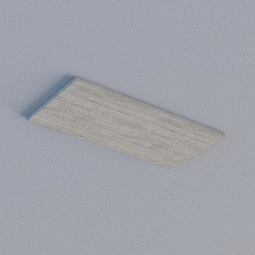 981*490.5 Long Large Board (Pattern-BFF) - Stretch Roll Coating Gray Oak - Flat