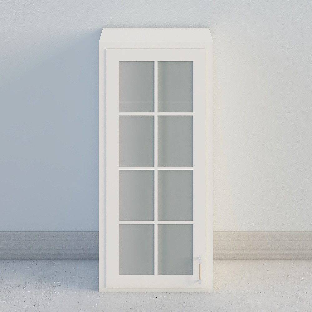 Armario de cocina de cristal individual