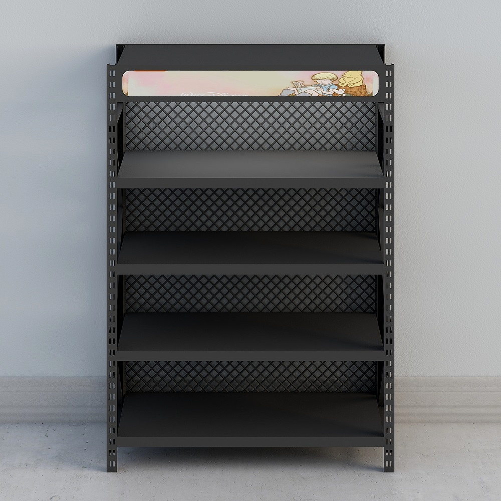 측면 그물이없는 2m 높은 저장 선반