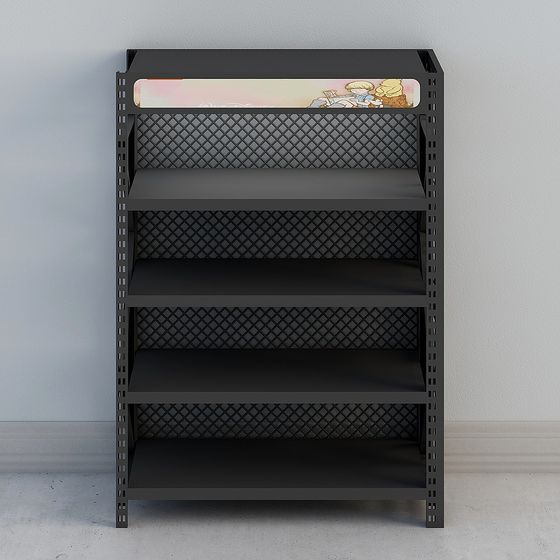 Urban Grid Shelf 3D model