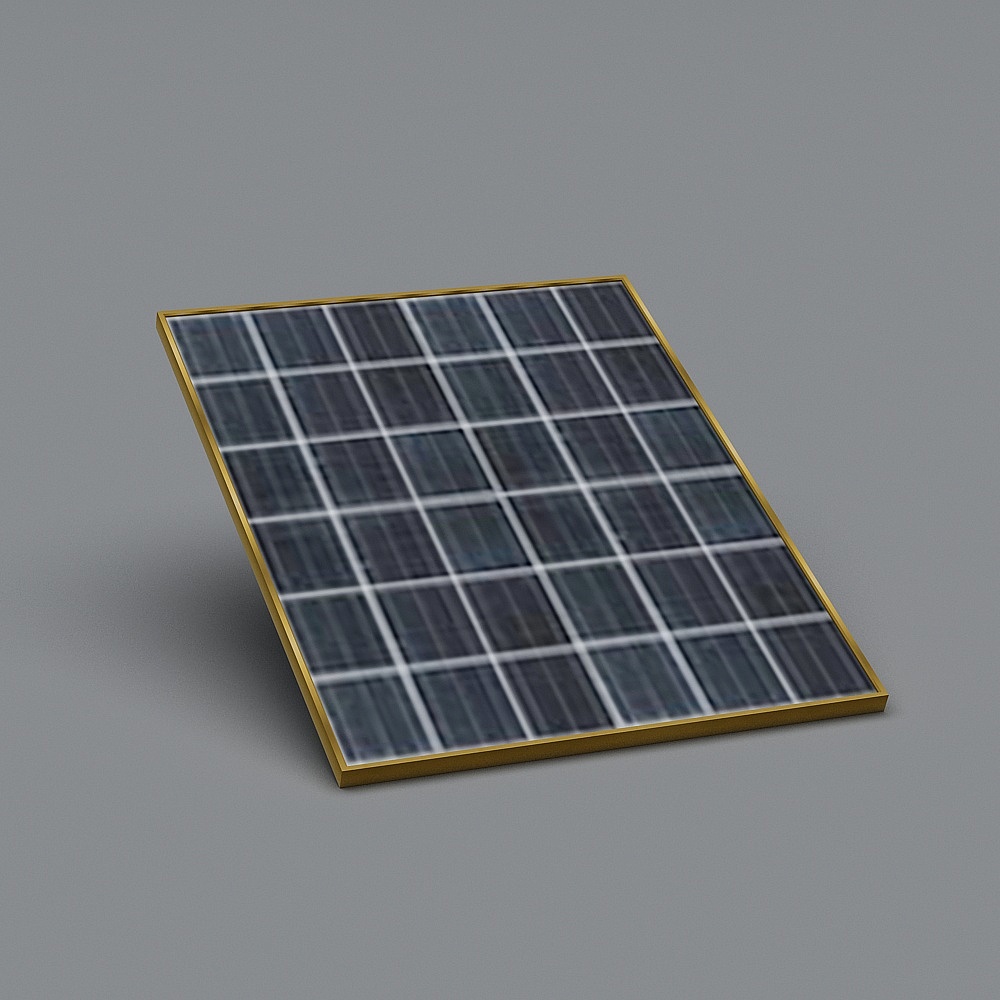 Stylish Solar Panel 3D model