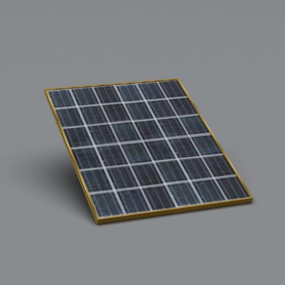 Stylish Solar Panel 3D model