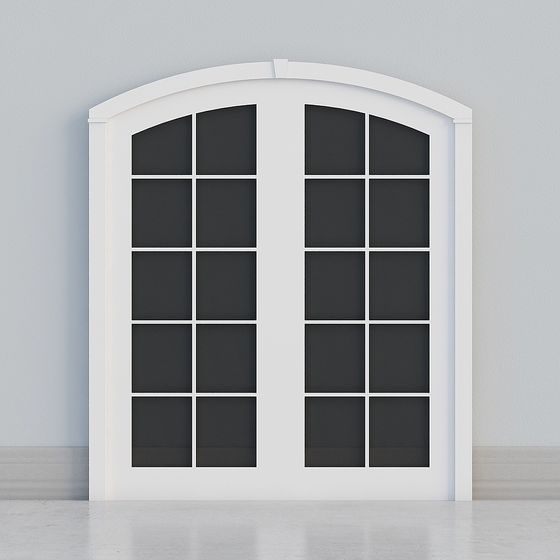 Elegant Arch Door 3D model for Modern Design
