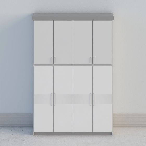Urban Storage Cabinet 3D model for Modern Spaces