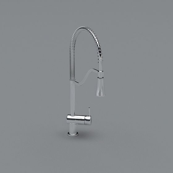 Elegant Kitchen Faucet 3D model for Modern Interiors
