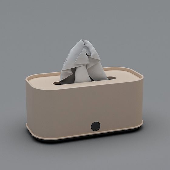 Minimalist Tissue Box 3D Model