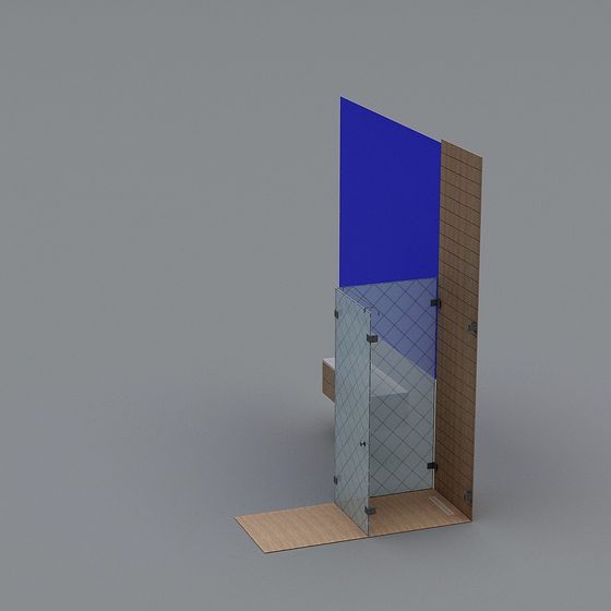 City Window 3D model - A Fusion of Nature and Modernity