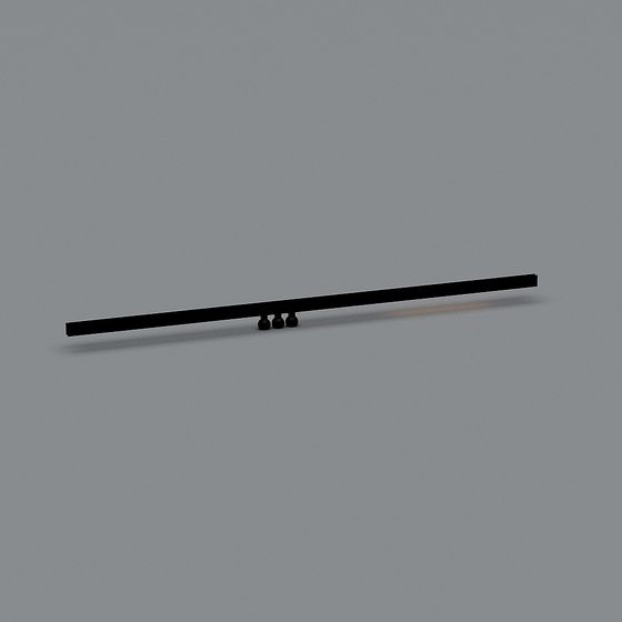 Balance Beam 3D Model in Minimalist Style