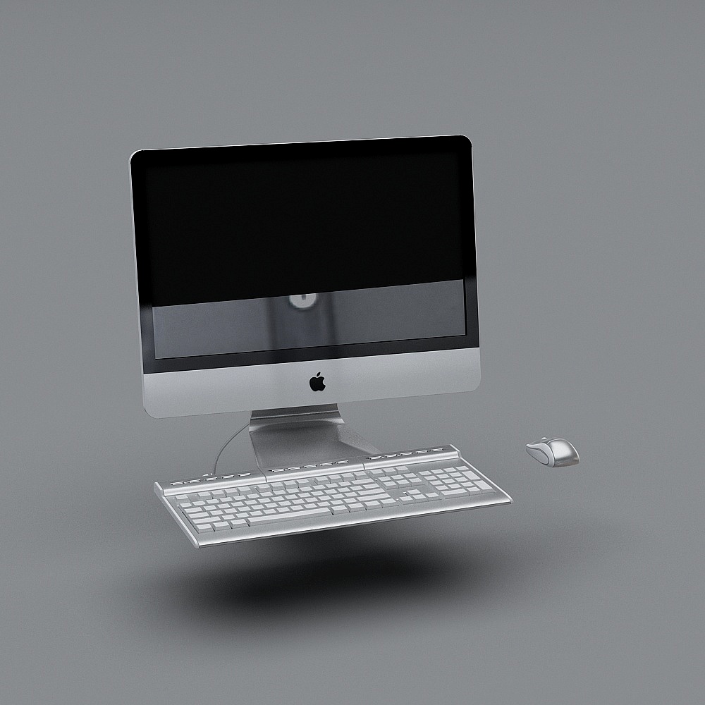 Minimalist Apple All-in-One 3D model