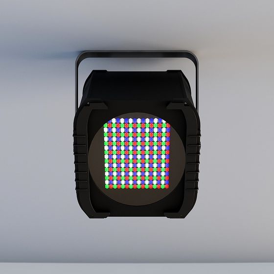 Futuristic LED Display 3D model