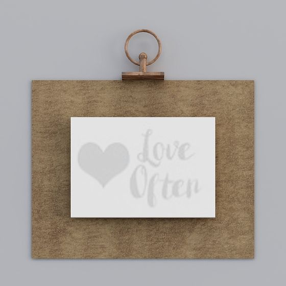 Love Often 3D Model - A Creative Artistic Piece