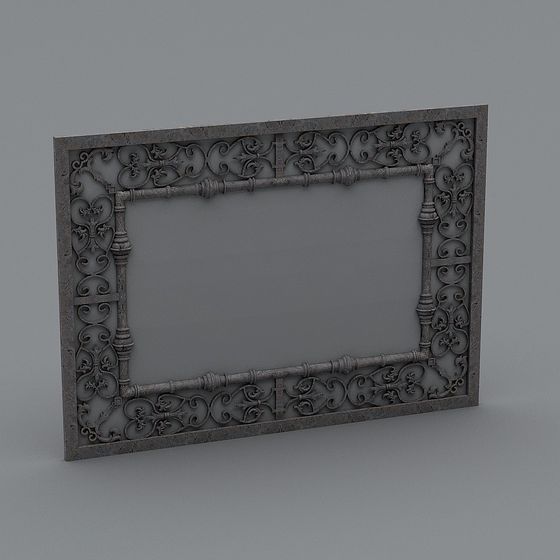 Ancient Castle Frame 3D model for Creative Projects