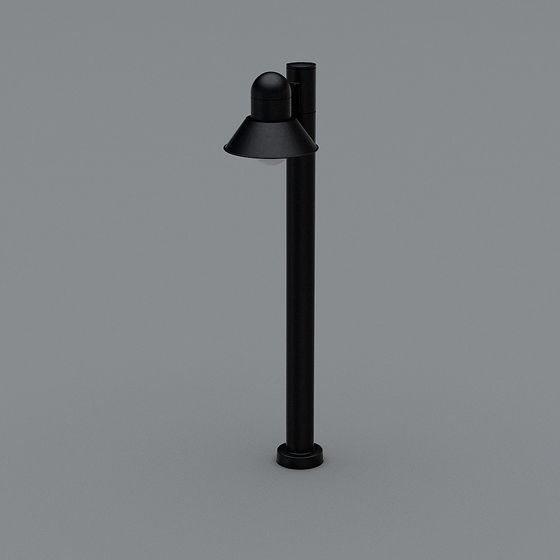 Modern Metal Lawn Lights 3D Model