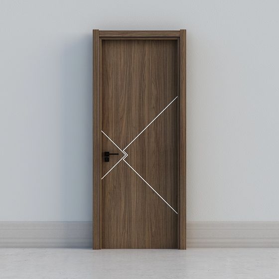 Minimalist Door 3D model for Contemporary Designs