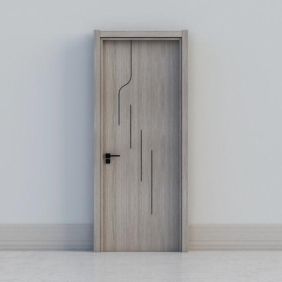 Minimalist Door 3D model for Modern Spaces