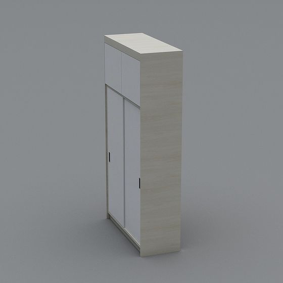 Urban Alley Storage Cabinet 3D model for Creative Spaces