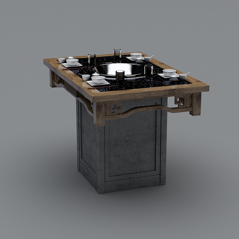 Small hotpot table