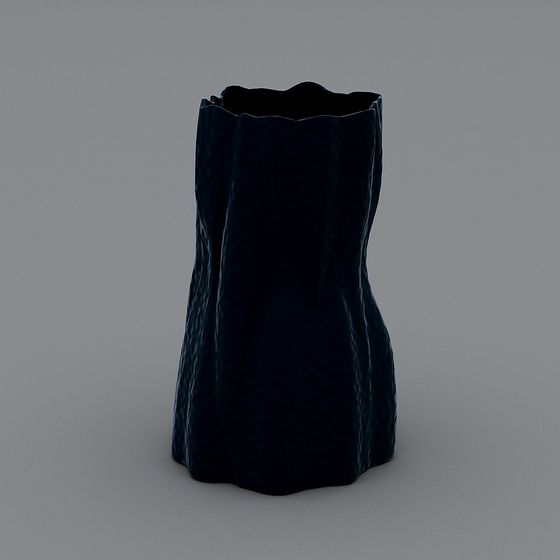 Wavy Bottle 3D model with High Detail