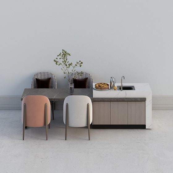 Urban Kitchen 3D model for Modern Living