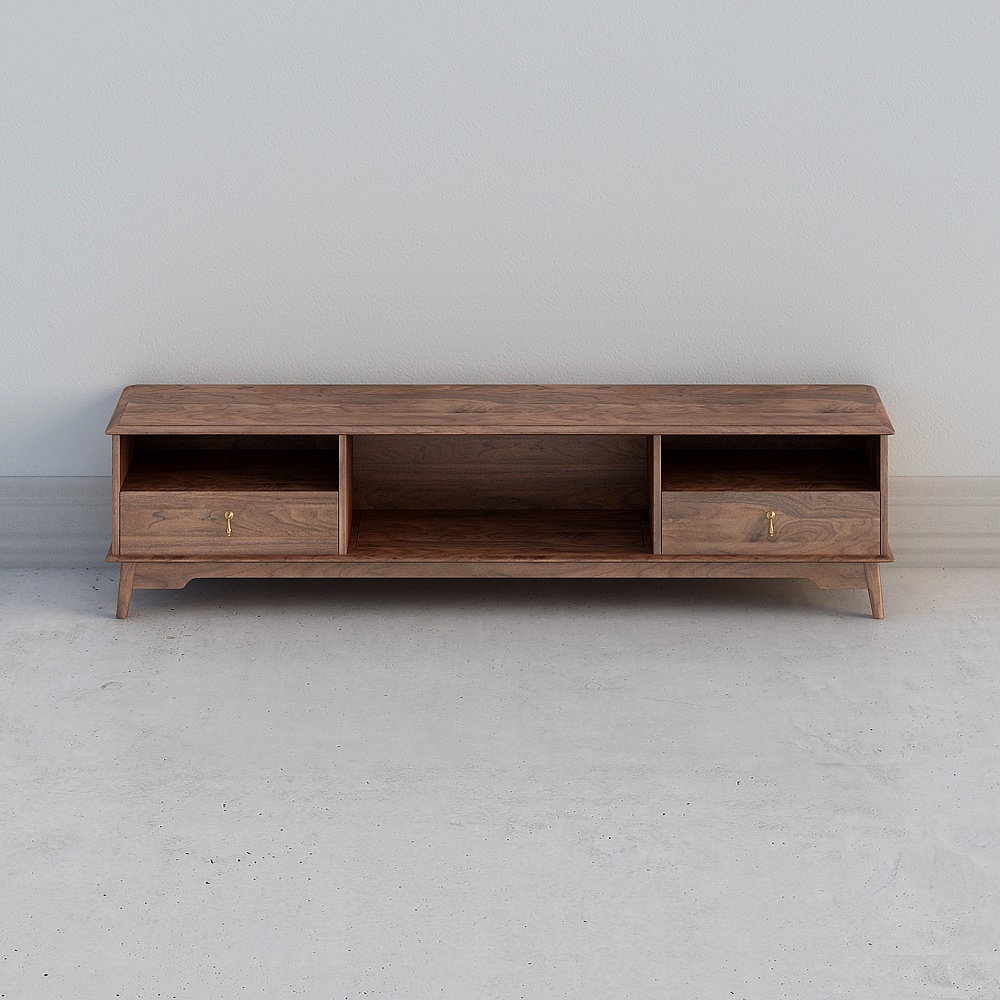 Black Walnut-801 TV cabinet