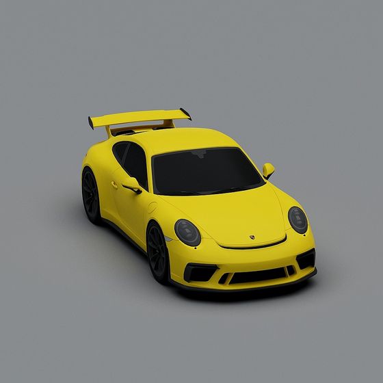 Porsche Speedster 3D model for Creative Use
