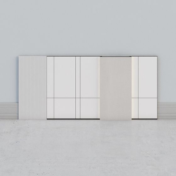 Urban Panel 3D model for Contemporary Spaces