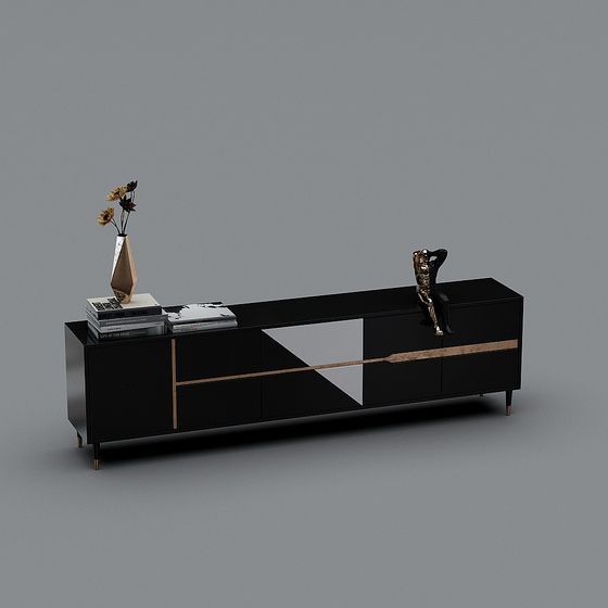 Urban Living Room TV Cabinet 3D model