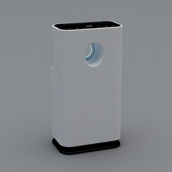 Futuristic Air Purifier 3D Model