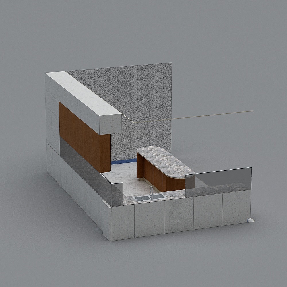 Kitchen#3 - (Coohom) - 3D