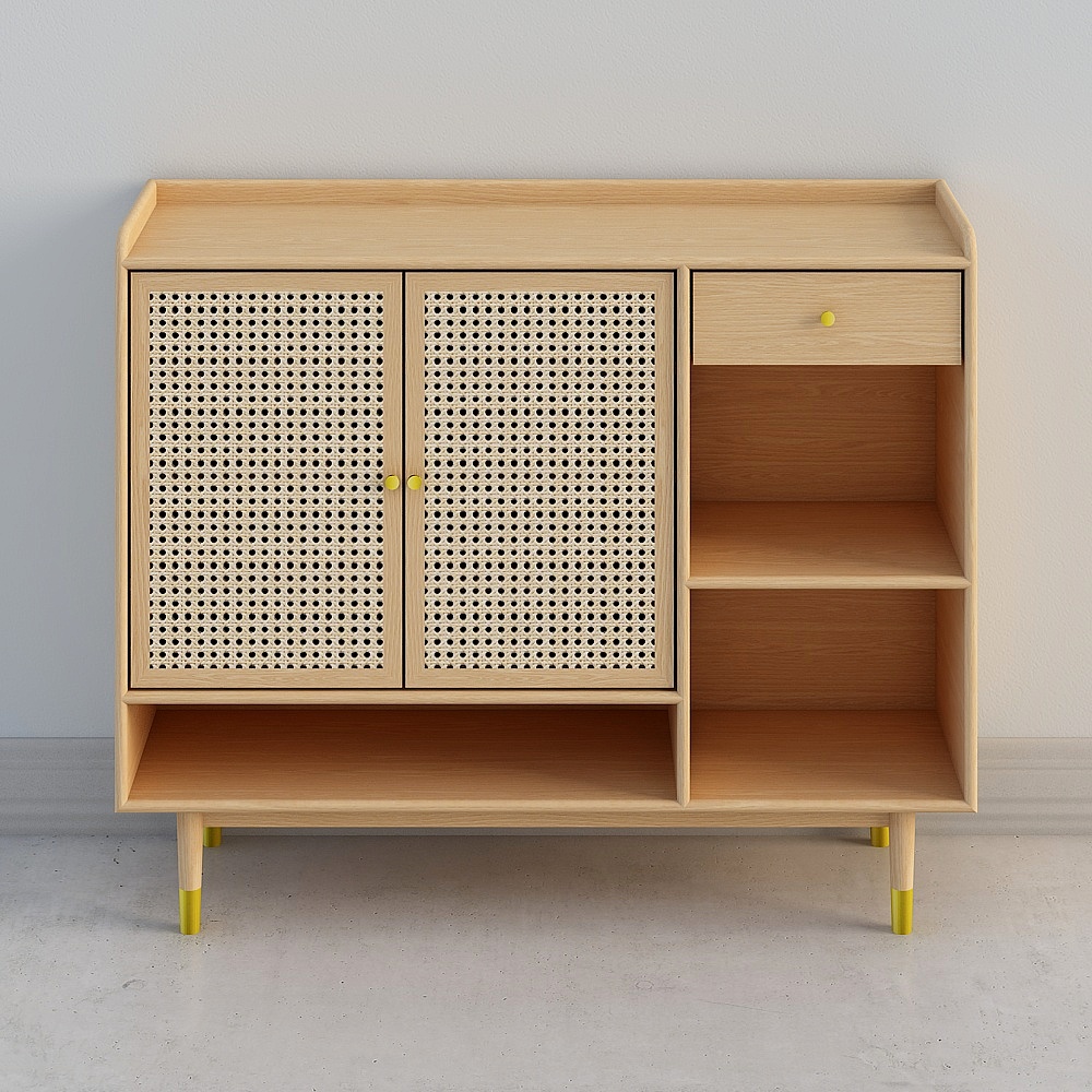 Entrance shoe cabinet