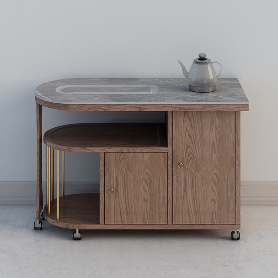 小巧雅致的茶車