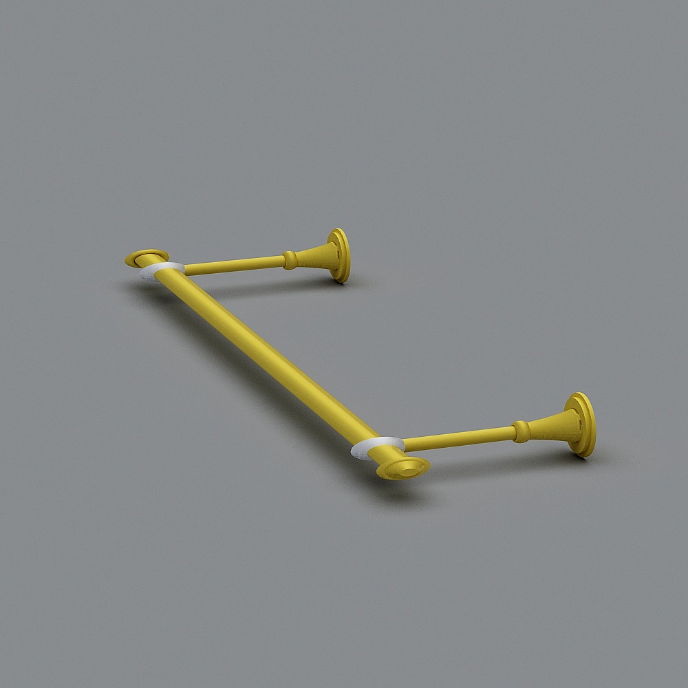 Yellow Handrail 3D Model