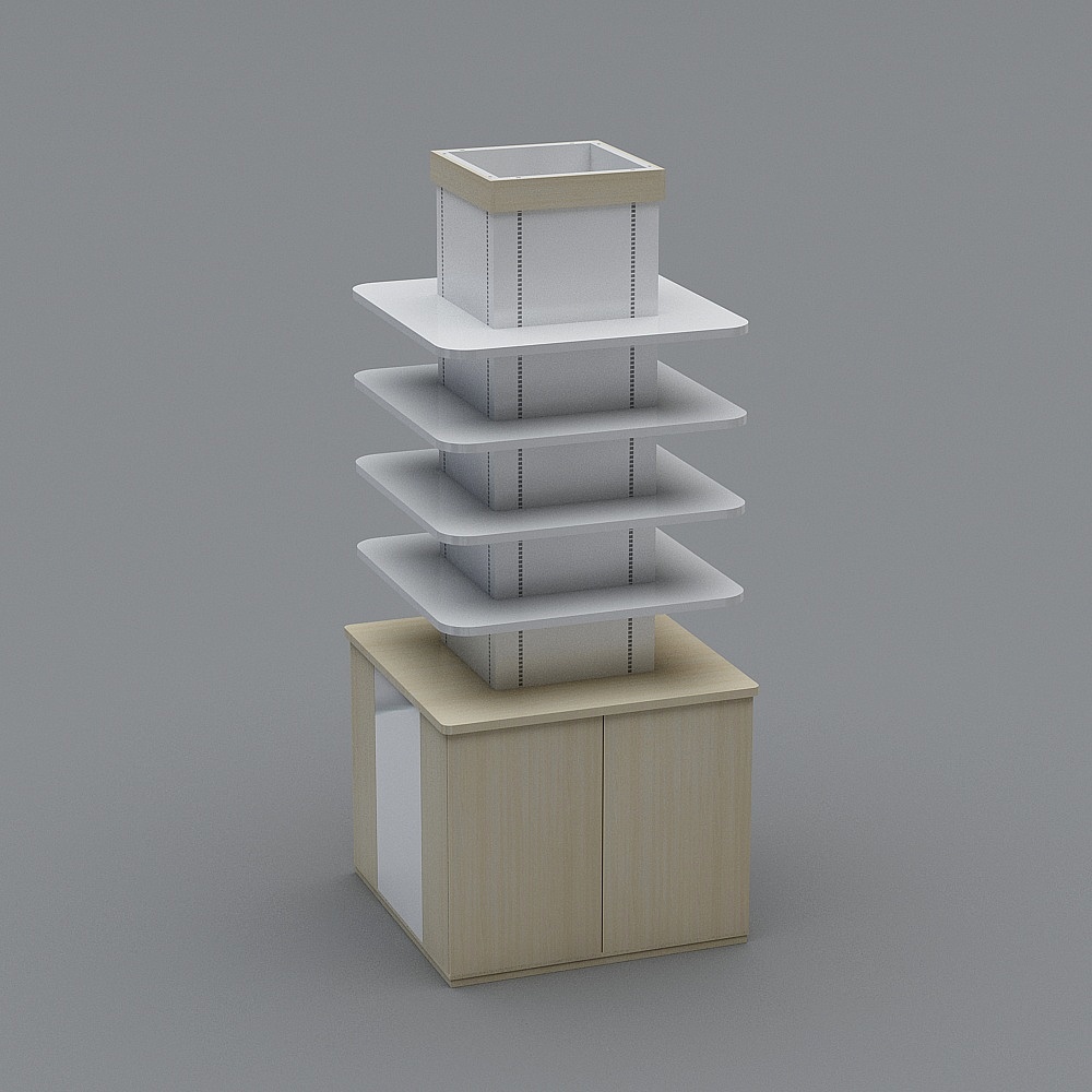 Multi-Level Display Stand 3D model