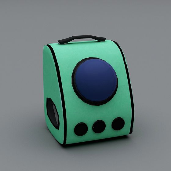 Futuristic Pet Box 3D model