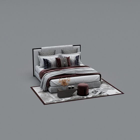 Urban Retreat Bed 3D model
