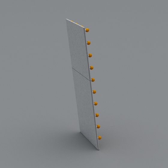 City Lights Low-Poly 3D model with High Detail