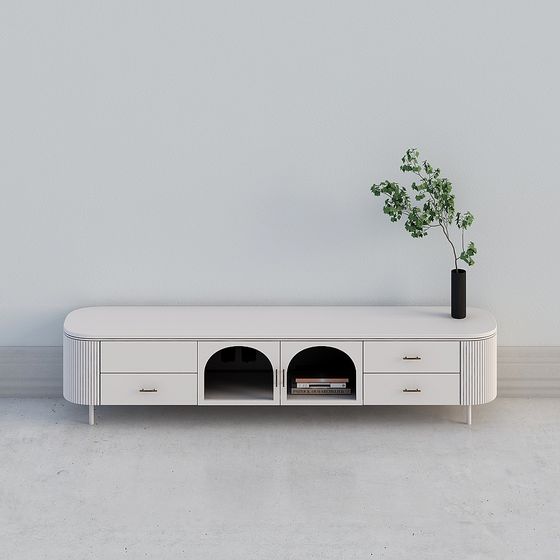 Modern Minimalist TV Cabinet 3D model