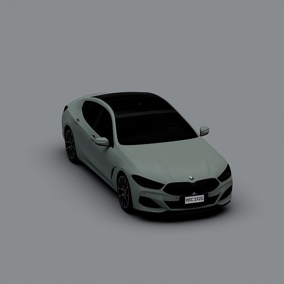 BMW Z4 Coupe 3D model - Low Poly Design