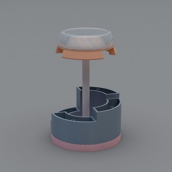 Stylish Cylinder Lamp 3D model for Creative Projects