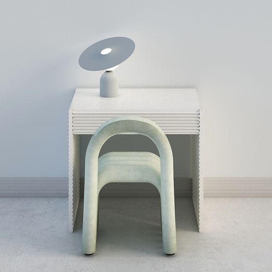 Kids Room Desk Combo 3D Model for Playful Spaces